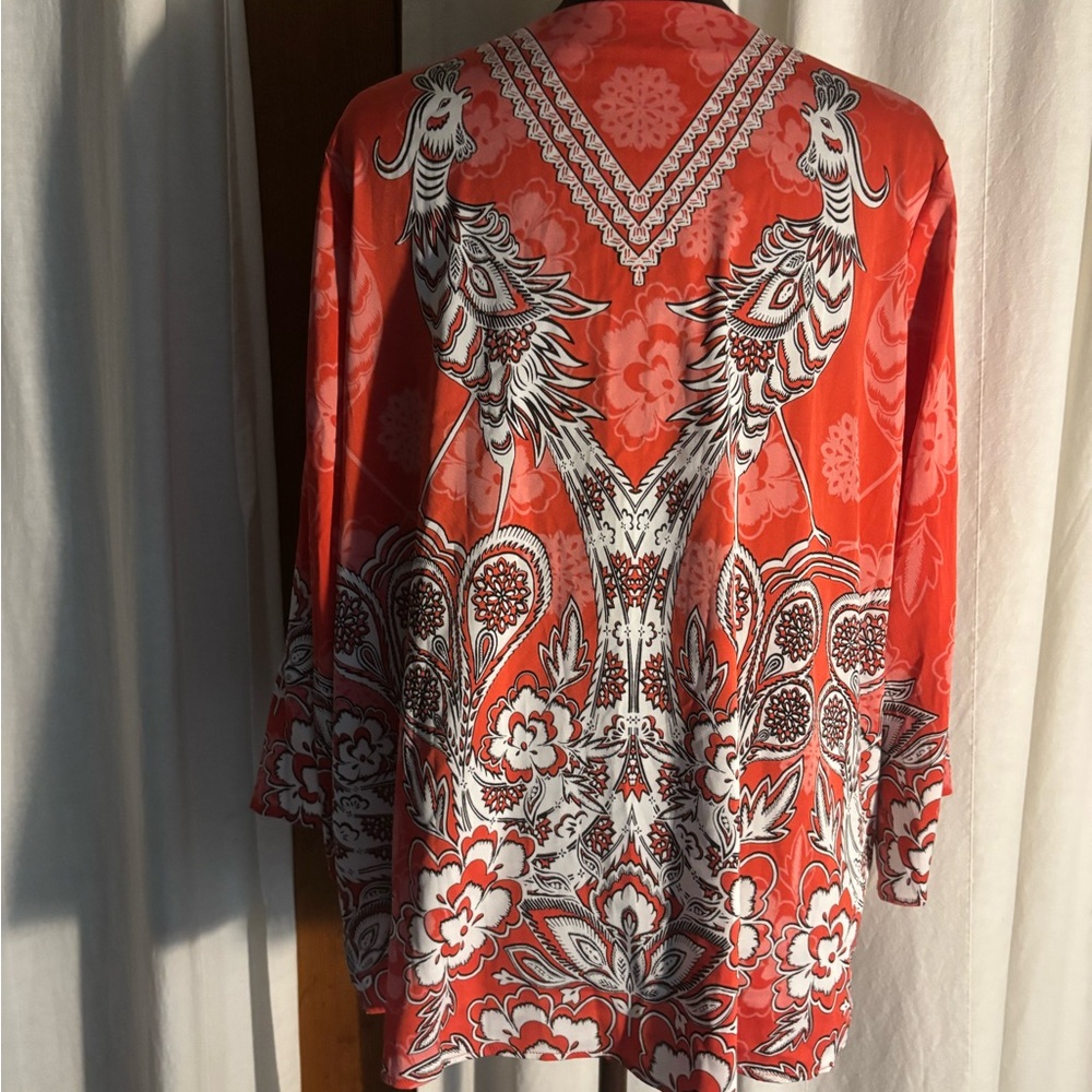 Bob Mackie Vintage “Wearable Art” Blouse-1x - image 3